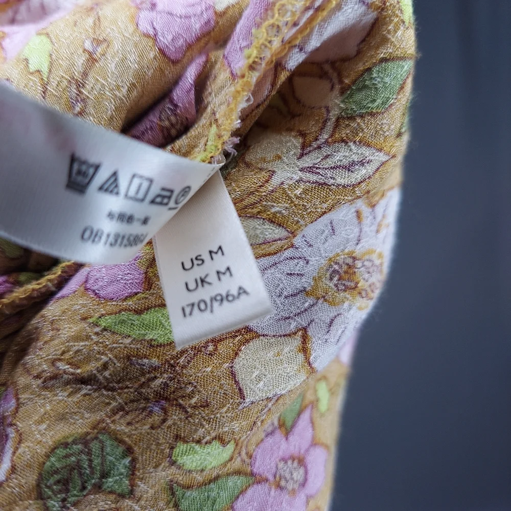 Intimately Free People Slip Dress Medium All I Wanted‎ Maxi Floral Empire Slit